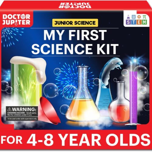 Doctor Jupiter My First Science Kit for Kids Ages 4-5-6-7-8| Birthday, Easter Gift Ideas for 4-8 Year Old Boys & Girls| STEM Experiments| Learning & Educational Toys