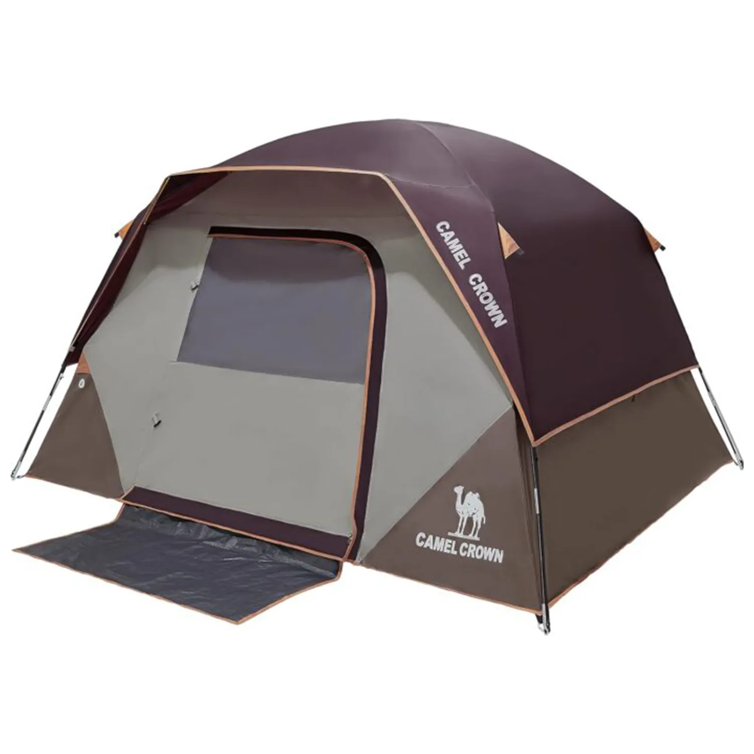 CAMEL CROWN Camping Tents 2/4/6 Person Waterproof Quick Easy Setup Folding Outdoor Backpacking Tents Family Hiking