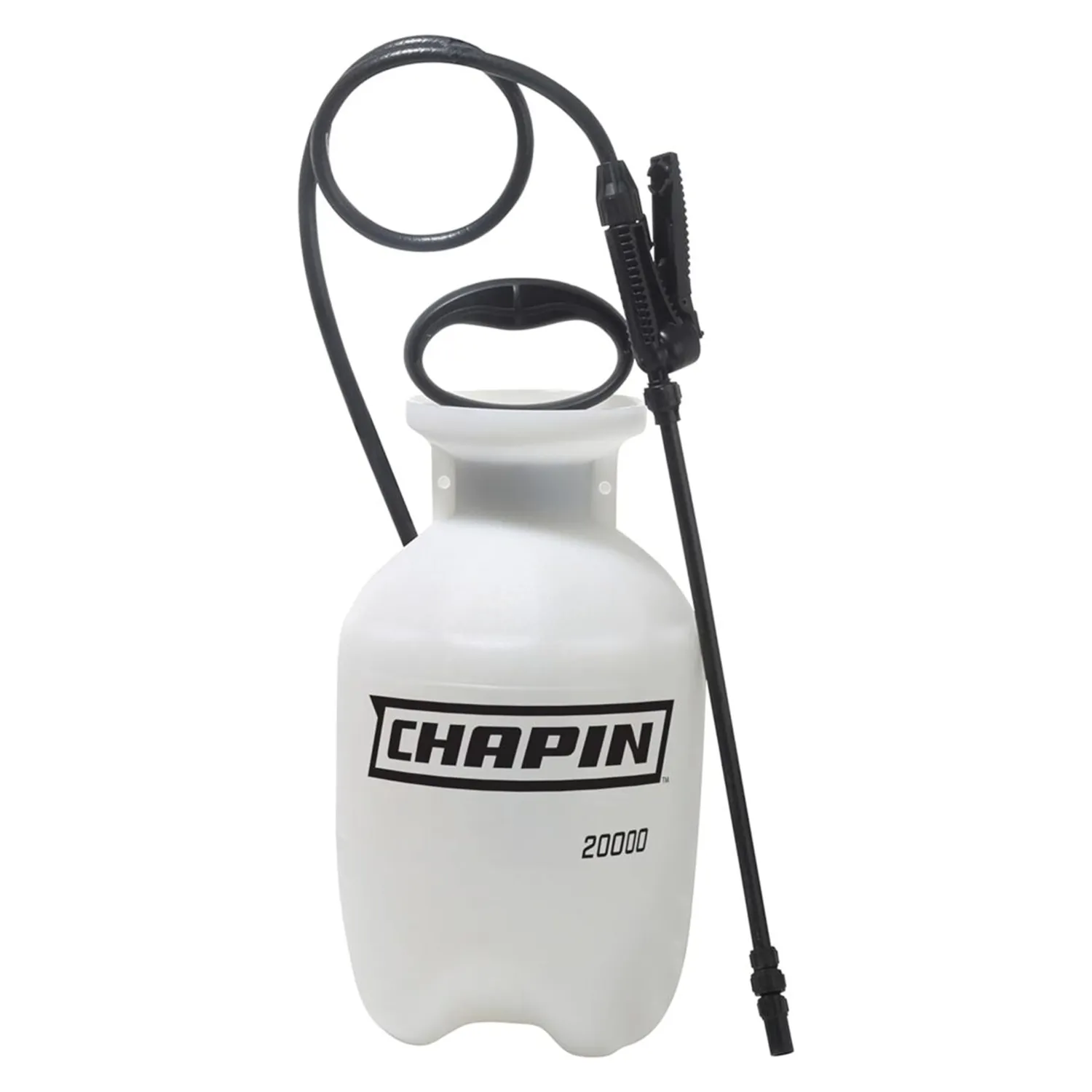 Chapin 20000 Made in USA 1 -Gallon Lawn and Garden Pump Pressured Sprayer, for Spraying Plants, Garden Watering, Weeds and Pests, Polypropylene, Translucent White